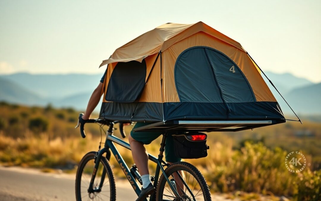 How to Carry a Tent on Your Bike Without Losing Balance