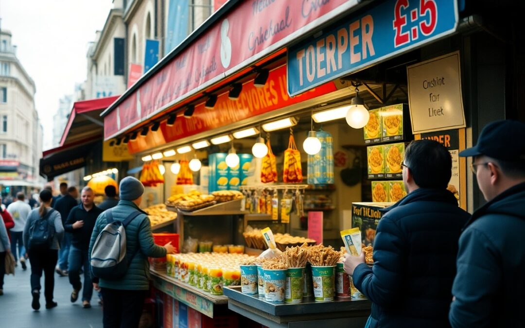 Finding Cheap Food on the Go – My £5-a-Day Plan
